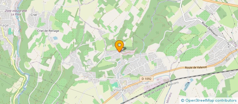 localisation de l'entreprise MES1TEAM  VOUREY