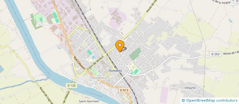 localisation de l'entreprise MES2L  TONNEINS