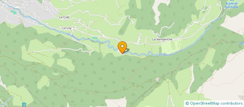 localisation de l'entreprise MES2MONTS  LE GRAND-BORNAND