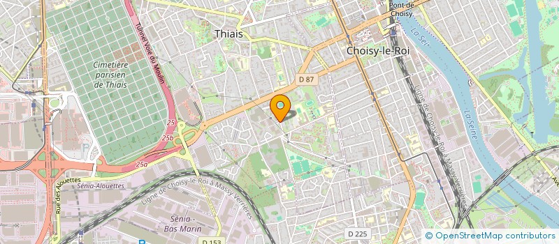 localisation de l'entreprise MESA à THIAIS