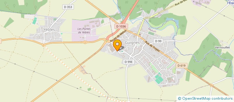 localisation de l'entreprise MESA  GUIGNES