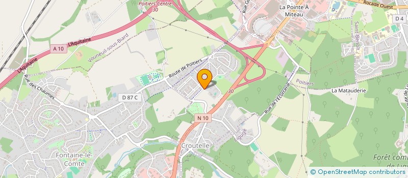 localisation de l'entreprise MESA  CROUTELLE