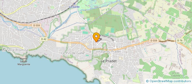 localisation de l'entreprise MESA CONSTRUCTION  LE PRADET