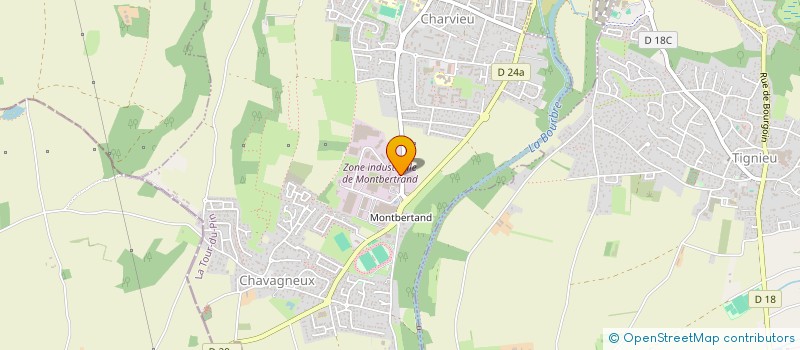 localisation de l'entreprise MESA-Q  CHARVIEU-CHAVAGNEUX