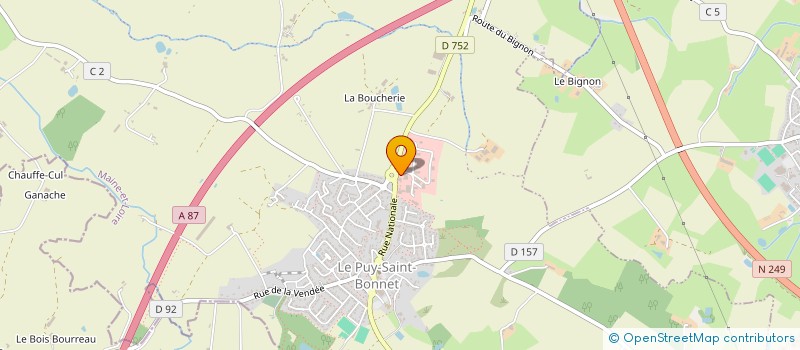 localisation de l'entreprise MESA VERDE à CHOLET