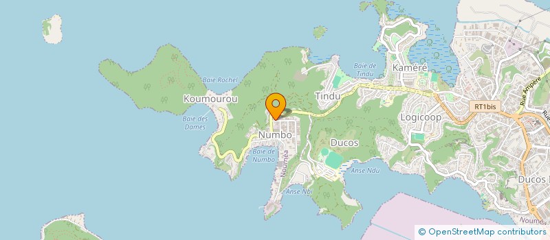 localisation de l'entreprise MESACHIMIE à NOUMEA