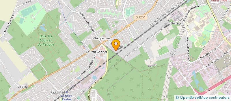 localisation de l'entreprise MESAK DIAGNOSTICS à PESSAC