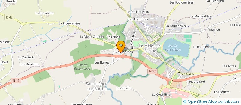 localisation de l'entreprise MESALT à SAINT-LEGER-SUR-SARTHE