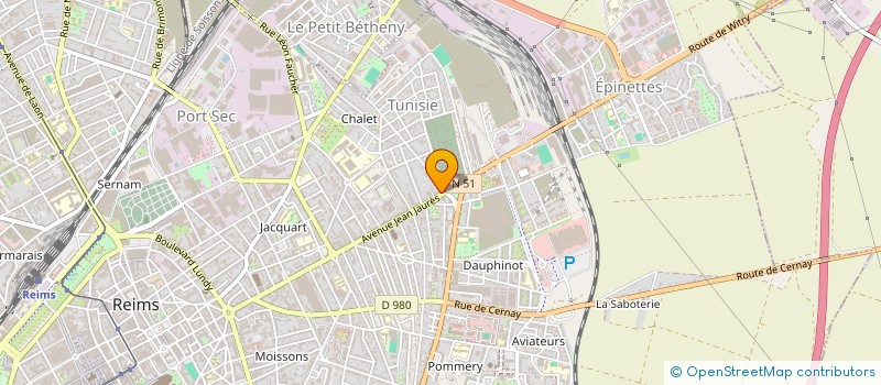 localisation de l'entreprise MESANGE FUNERAIRE  REIMS