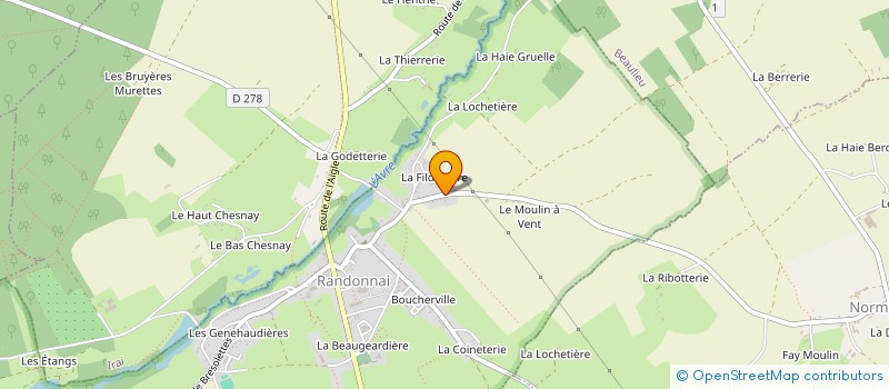 localisation de l'entreprise MESANGE.NET à TOUROUVRE AU PERCHE