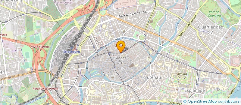 localisation de l'entreprise MESANGE YK à STRASBOURG
