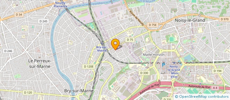 localisation de l'entreprise MESANGES DU VERGER  BRY-SUR-MARNE