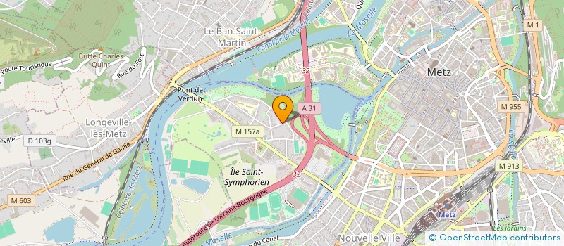 localisation de l'entreprise MESANGES OFFICE  LONGEVILLE-LES-METZ