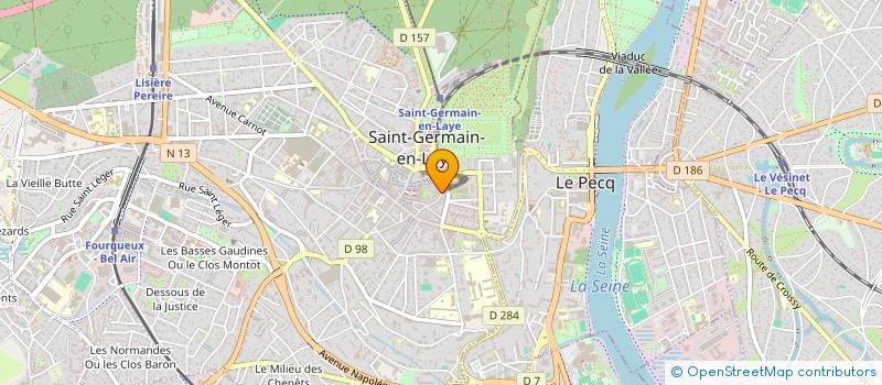 localisation de l'entreprise MESANGES SAS  SAINT-GERMAIN-EN-LAYE