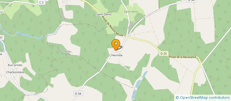localisation de l'entreprise MESARACK à GRASSAC