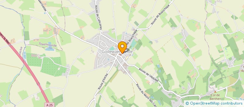 localisation de l'entreprise MESAVENTURE DE CHATS  GODEWAERSVELDE