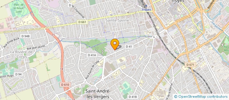 localisation de l'entreprise MESAY à SAINT-ANDRE-LES-VERGERS