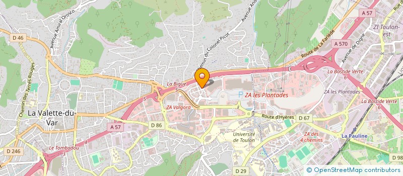 localisation de l'entreprise MESCAL Y TEQUILA à LA VALETTE-DU-VAR