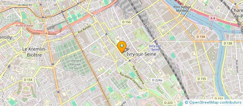 localisation de l'entreprise MESCEN  IVRY-SUR-SEINE