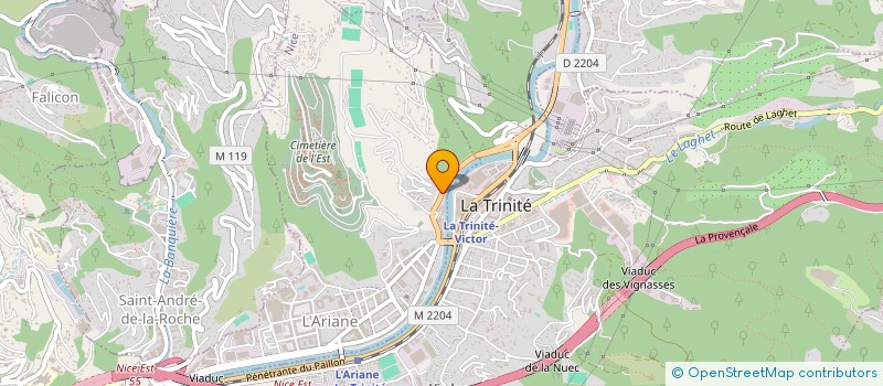 localisation de l'entreprise MESCENA CLUB à NICE