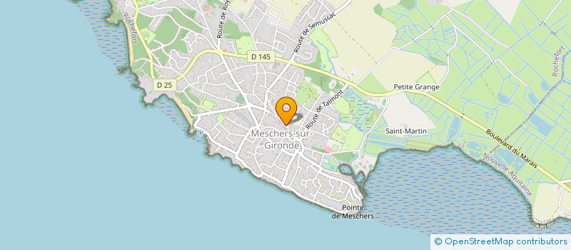 localisation de l'entreprise MESCHERS EVENEMENTS  MESCHERS-SUR-GIRONDE