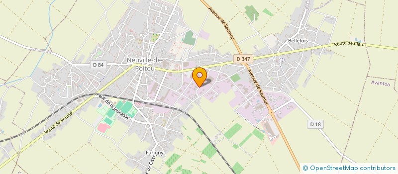 localisation de l'entreprise MESCI  NEUVILLE-DE-POITOU