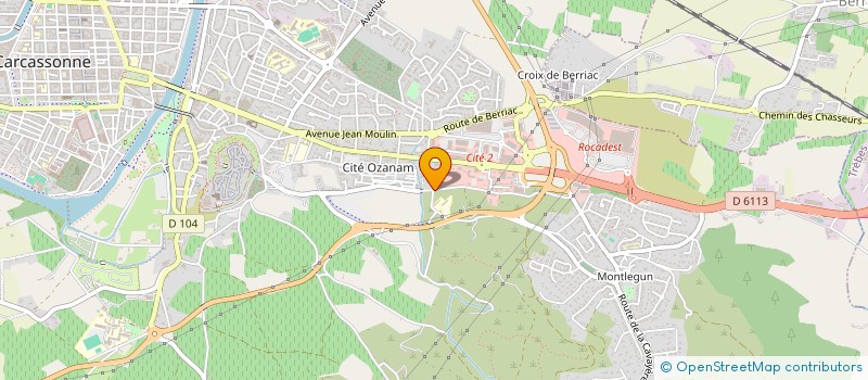 localisation de l'entreprise MESCL'OC  CARCASSONNE