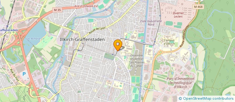 localisation de l'entreprise MESCLA  ILLKIRCH-GRAFFENSTADEN