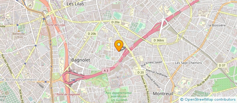localisation de l'entreprise MESCLADO SHOW à BAGNOLET