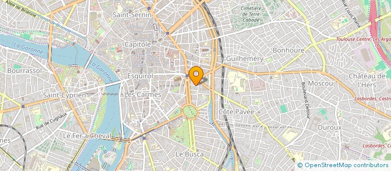 localisation de l'entreprise MESDAMES BERNIGUET ET CALMELS à TOULOUSE