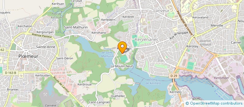 localisation de l'entreprise MESDAMES DATCHARRY LARGOUET  PLOEMEUR