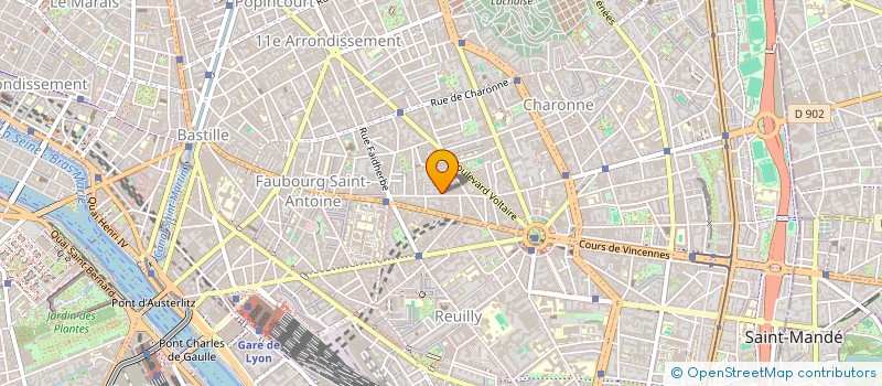 localisation de l'entreprise MESDAMES MESSIEURS PRODUCTION  PARIS