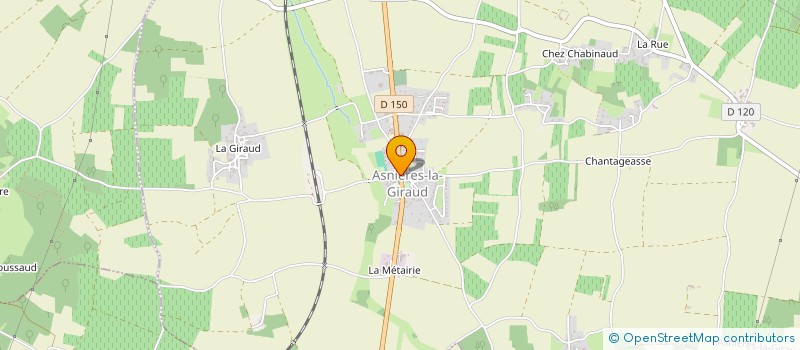 localisation de l'entreprise MESDAMES ROUSSEAU à ASNIERES-LA-GIRAUD