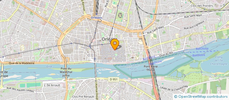 localisation de l'entreprise MESDEMOISELLES PAILLETTES à ORLEANS