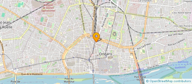 localisation de l'entreprise MESDRAG à ORLEANS