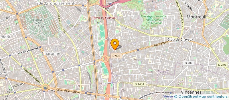 localisation de l'entreprise MESEA à MONTREUIL