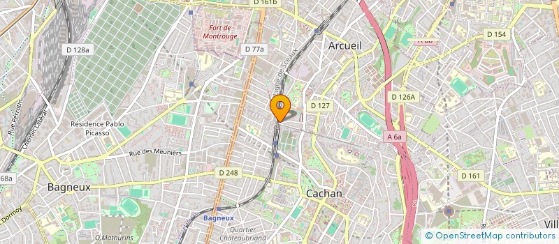 localisation de l'entreprise MESECHARPES.COM  ARCUEIL