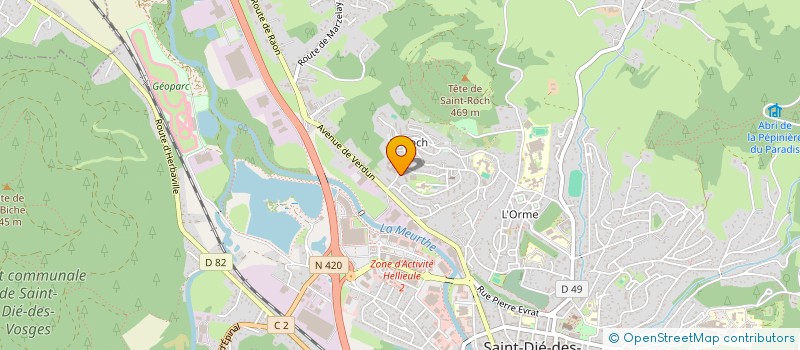 localisation de l'entreprise MESEKI  SAINT-DIE-DES-VOSGES