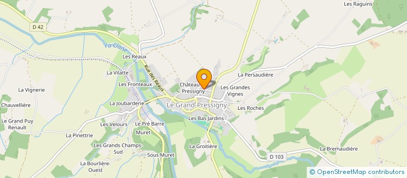 localisation de l'entreprise MESEMBRIA  LE GRAND-PRESSIGNY