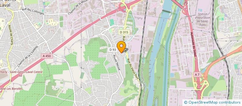 localisation de l'entreprise MESEN  IRIGNY