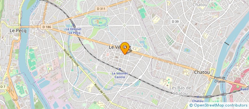 localisation de l'entreprise MESENCHERES.FR à LE VESINET