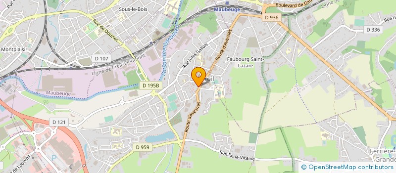 localisation de l'entreprise MESF CONCEPT  LOUVROIL