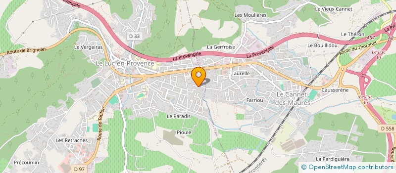 localisation de l'entreprise MESGUICH DUMIOT  LE LUC