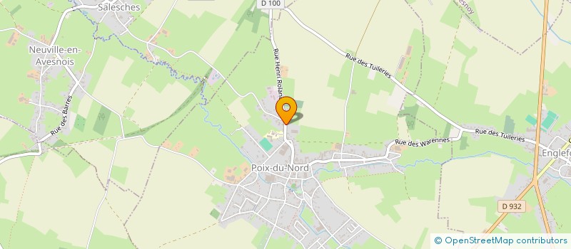 localisation de l'entreprise MESI  POIX-DU-NORD