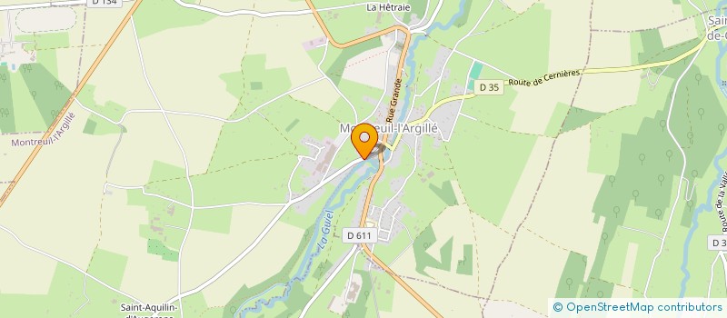 localisation de l'entreprise MESIGUE  MONTREUIL-L'ARGILLE