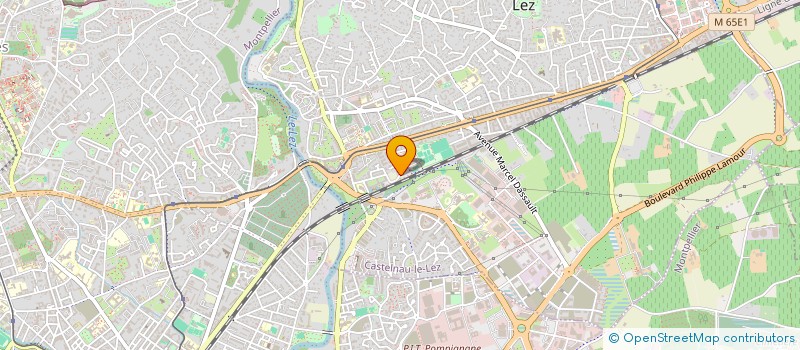 localisation de l'entreprise MESIWORLD à CASTELNAU-LE-LEZ