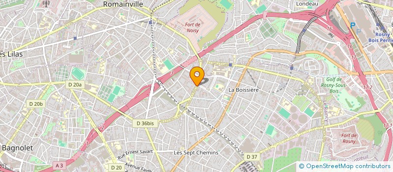localisation de l'entreprise MESK  ROMAINVILLE