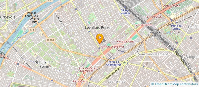 localisation de l'entreprise MESLACCI à LEVALLOIS-PERRET