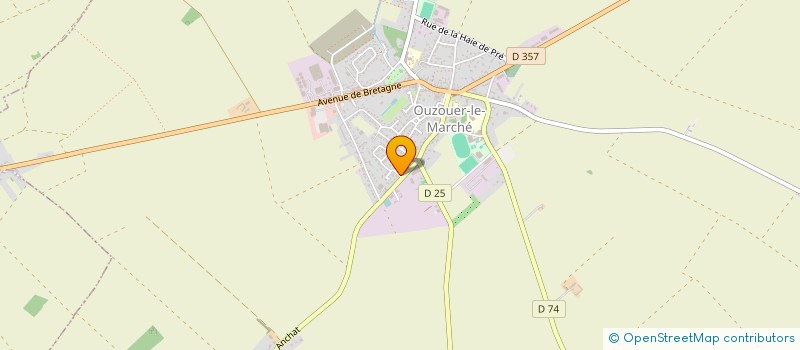 localisation de l'entreprise MESLARD AMENAGEMENTS à BEAUCE LA ROMAINE