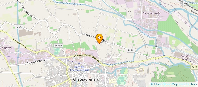 localisation de l'entreprise MESLI à CHATEAURENARD